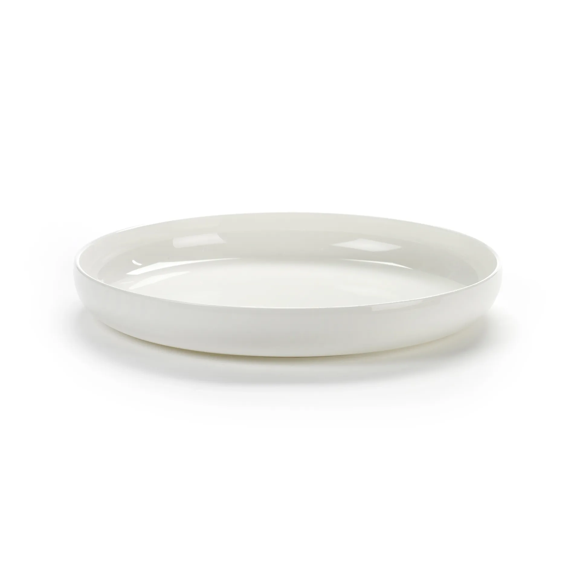 Petite assiette Base avec hauts rebords blanc, 20 cm Serax