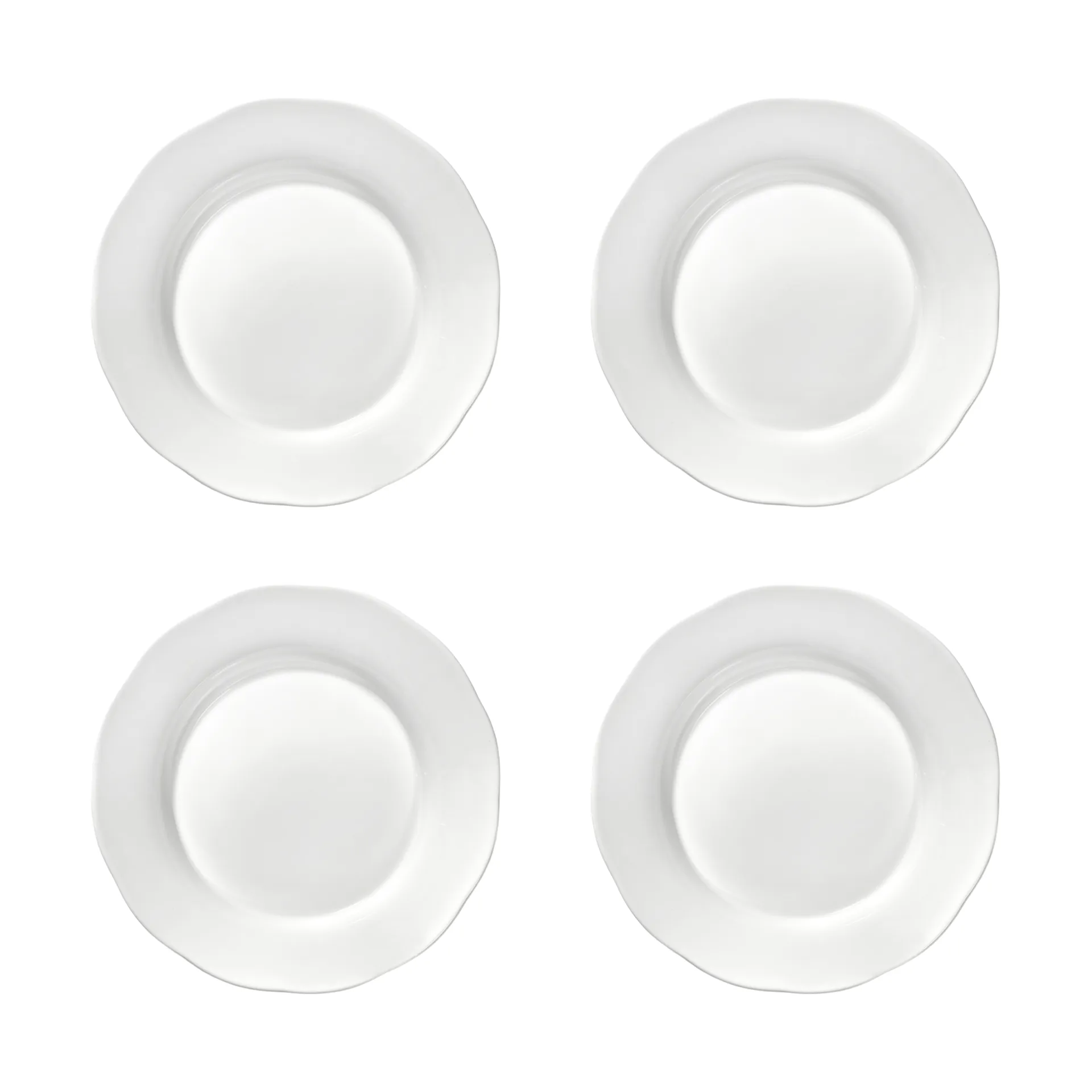 Petite assiette creuse Silhouette L Ø18,5 cm lot de 4, Blanc Serax