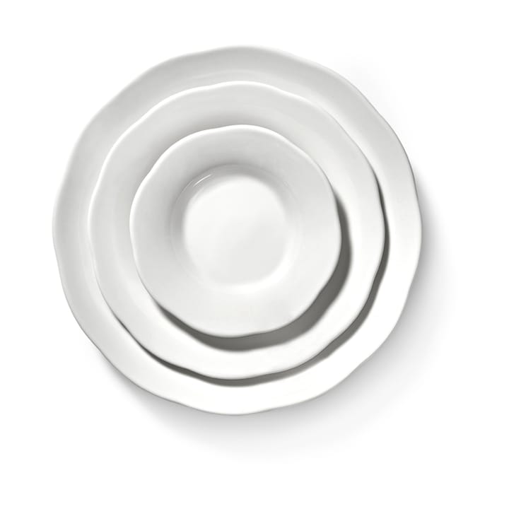Petite assiette creuse Silhouette M Ø15 cm, Blanc Serax