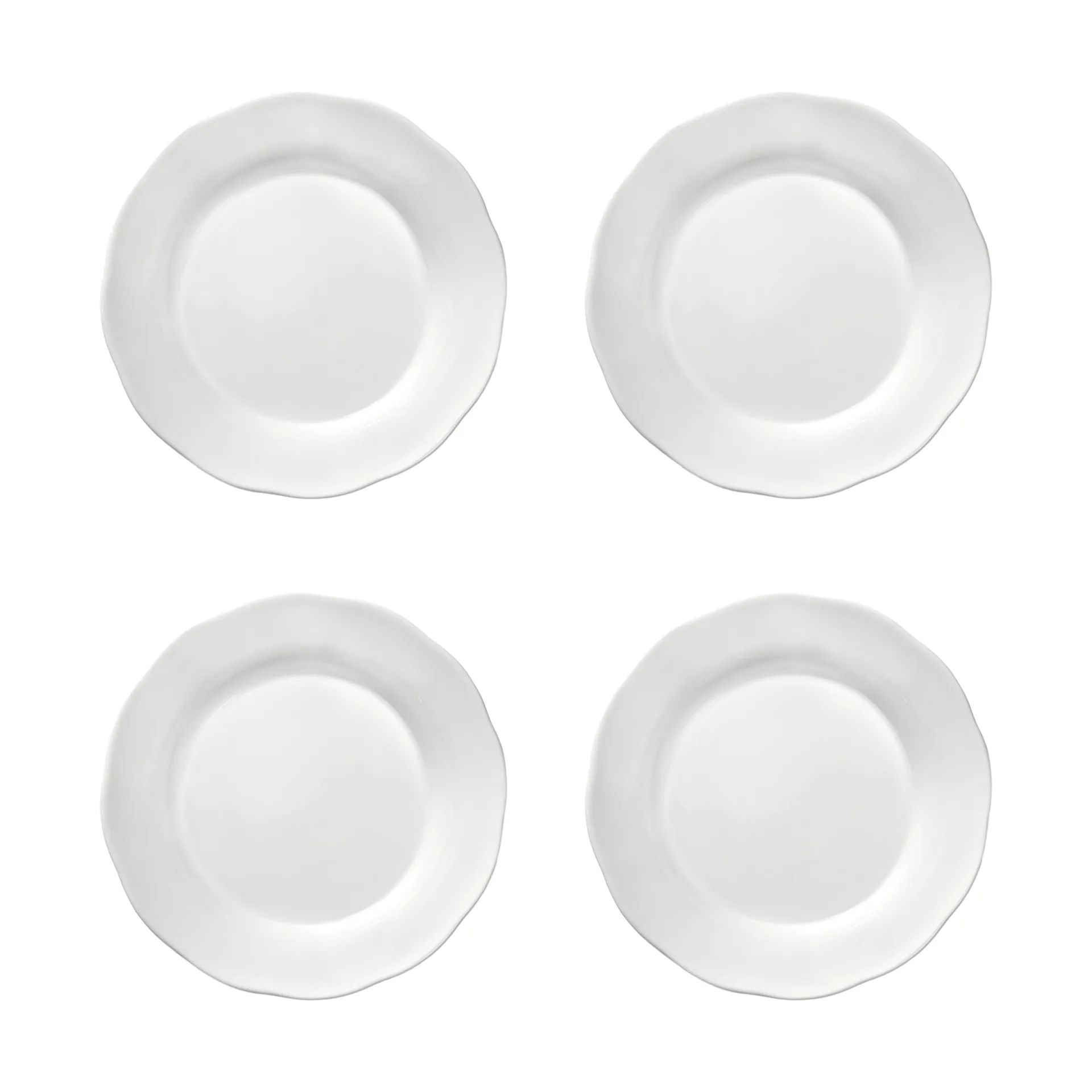 Petite assiette creuse Silhouette M Ø15 cm lot de 4, Blanc Serax