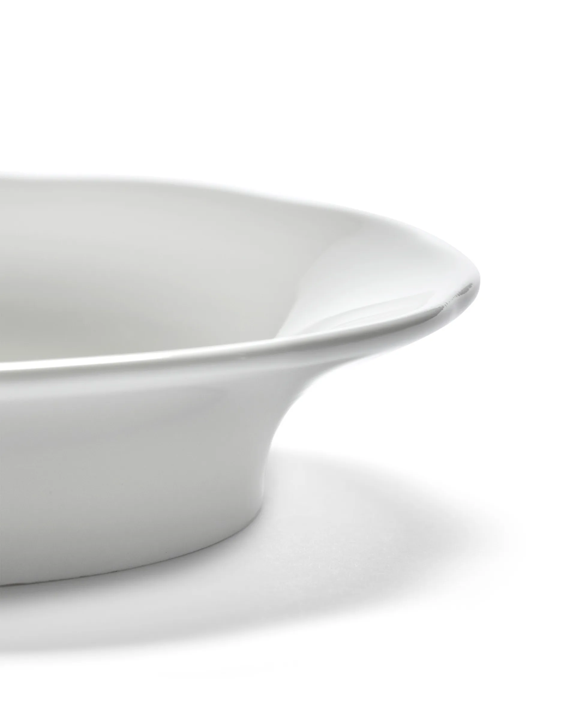 Petite assiette creuse Silhouette M Ø15 cm lot de 4, Blanc Serax