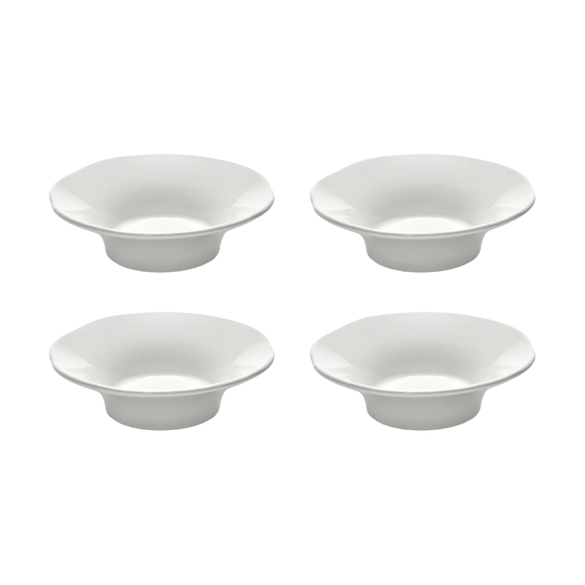 Petite assiette creuse Silhouette S Ø10,5 cm lot de 4, Blanc Serax