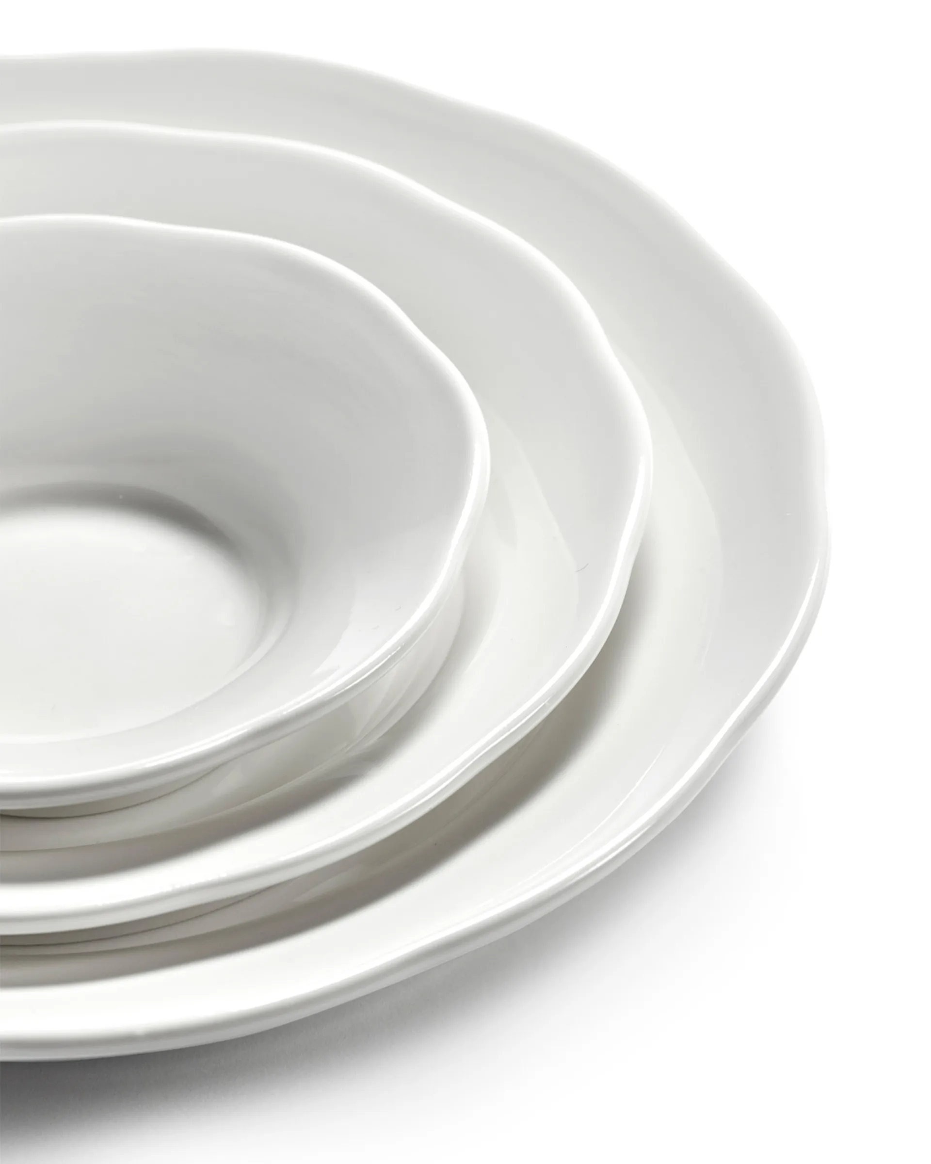 Petite assiette creuse Silhouette S Ø10,5 cm lot de 4, Blanc Serax