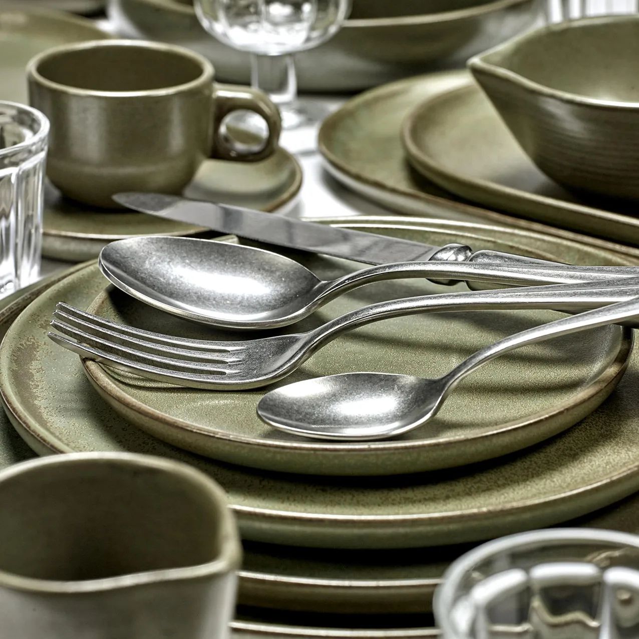 Petite assiette Surface 21 cm, Camogreen Serax