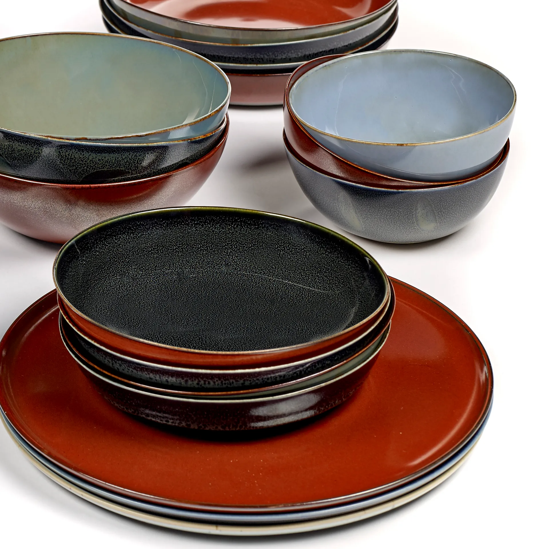 Petite assiette Terres de Rêves 17,5 cm, Dark blue-rust Serax
