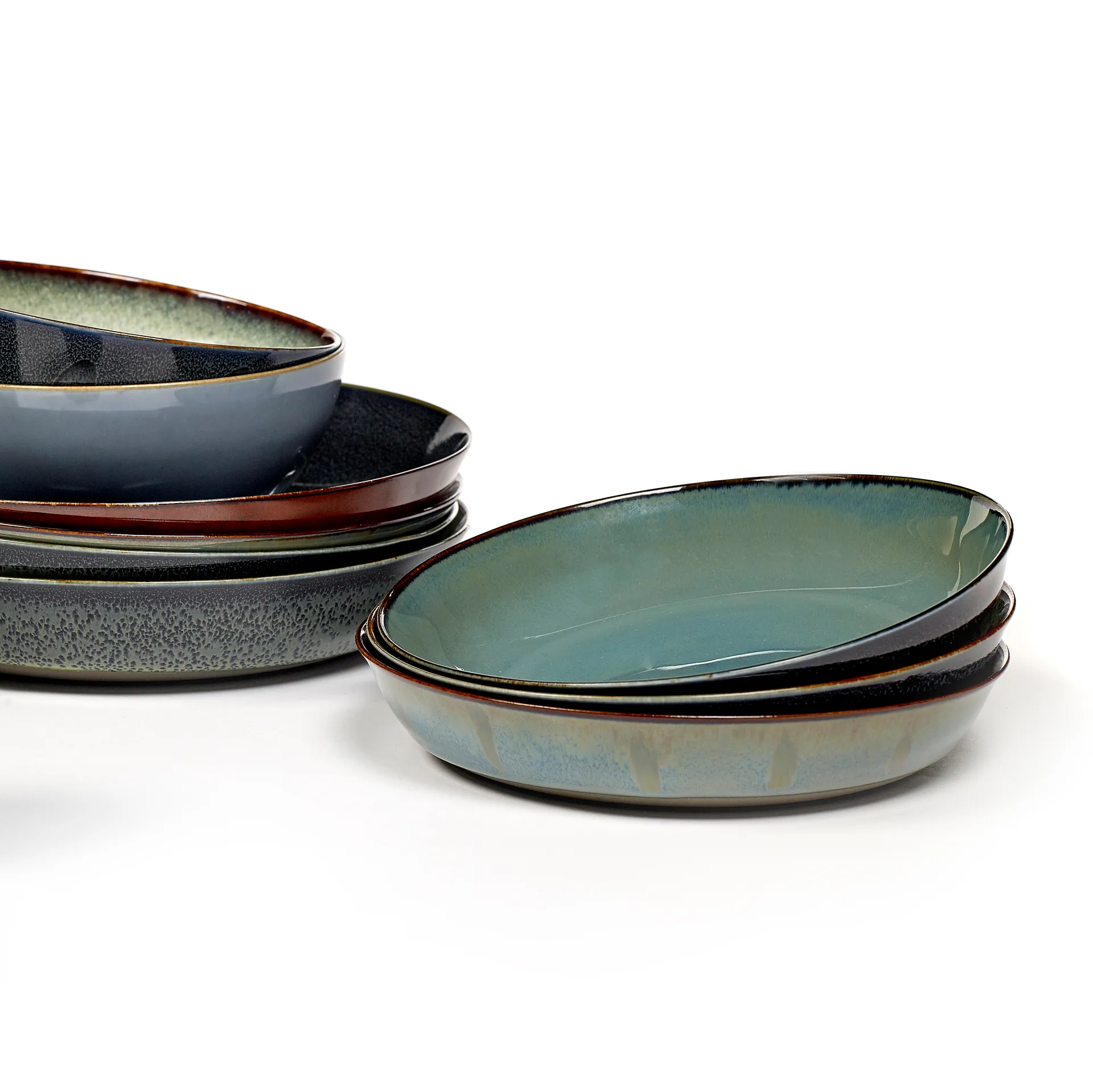 Petite assiette Terres de Rêves 17,5 cm, Smokey blue-dark blue Serax