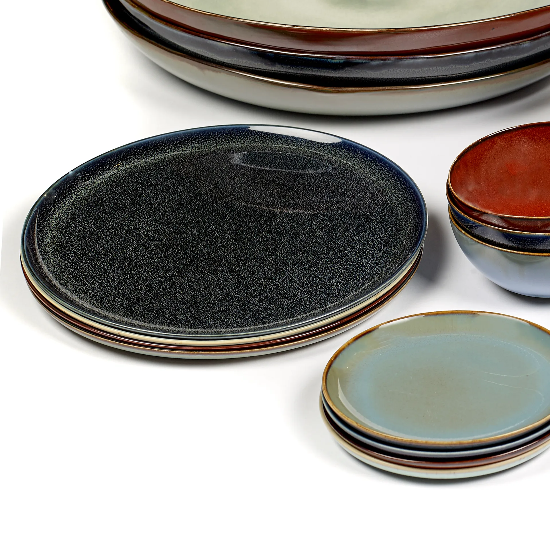 Petite assiette Terres de Rêves 22 cm, Dark blue Serax