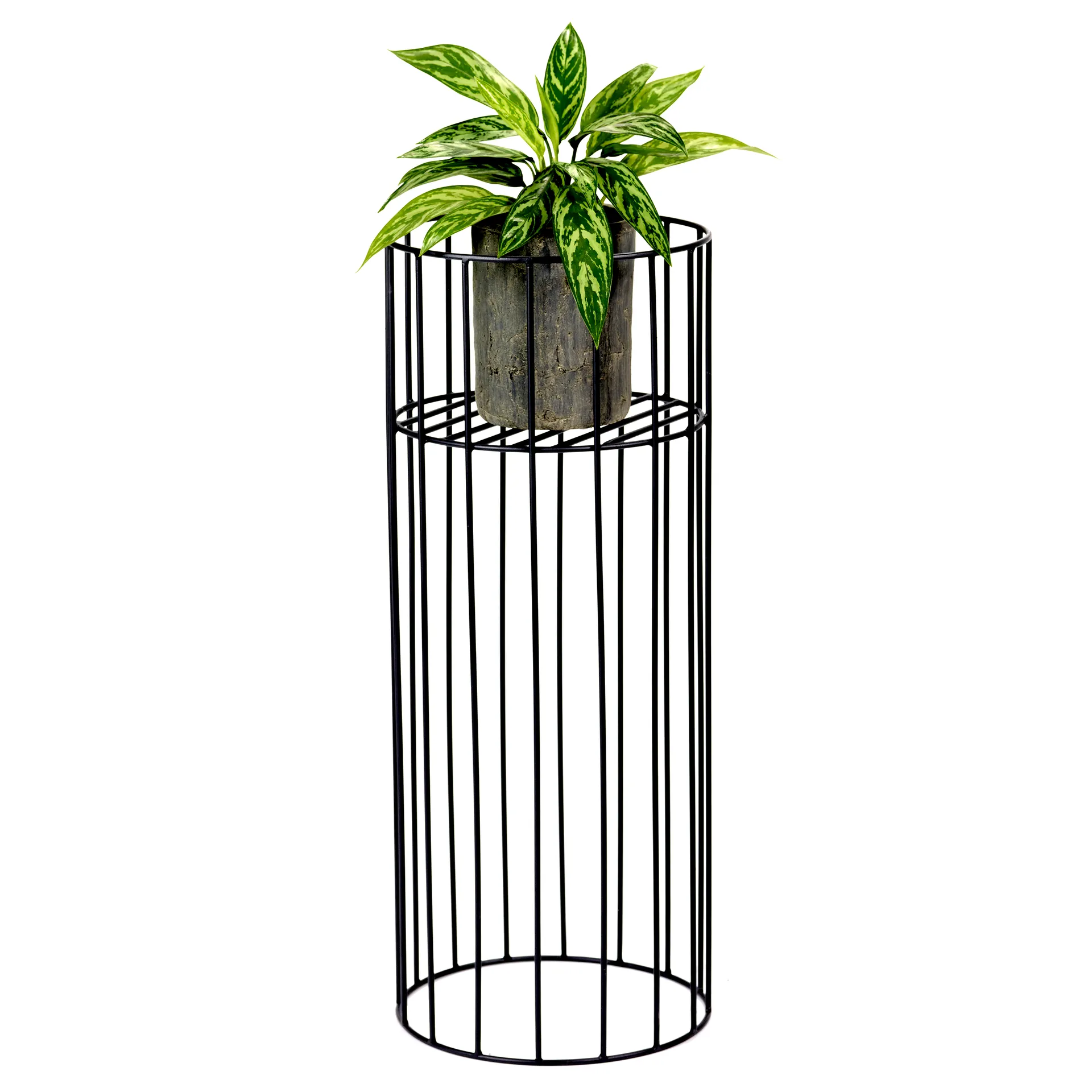 Piedéstal Vasaro h75 cm Ø30 cm, Noir Serax