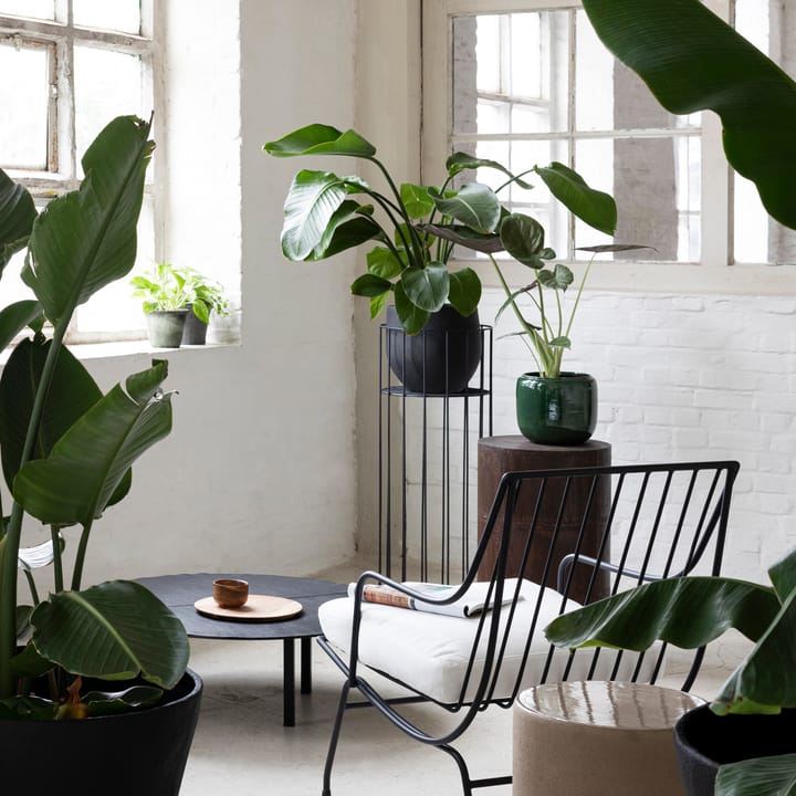 Piedéstal Vasaro h90 cm Ø35 cm, Noir Serax