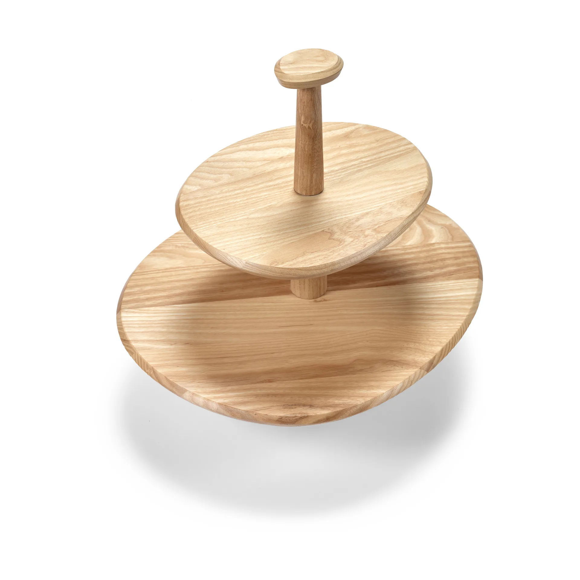 Plat à gâteau 2 étages Dune 01, Ash Serax