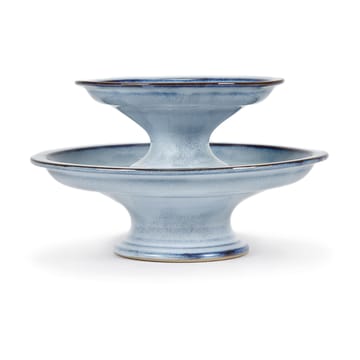 Plat à gâteau émaillé Pure L Ø23,5 cm - Bleu - Serax