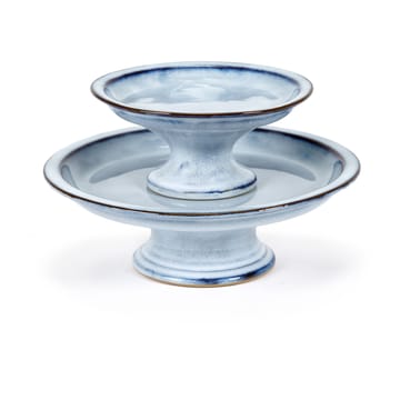 Plat à gâteau émaillé Pure L Ø23,5 cm - Bleu - Serax