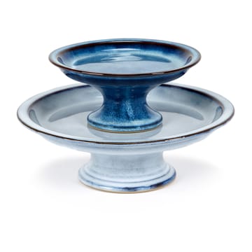 Plat à gâteau émaillé Pure L Ø23,5 cm - Bleu - Serax