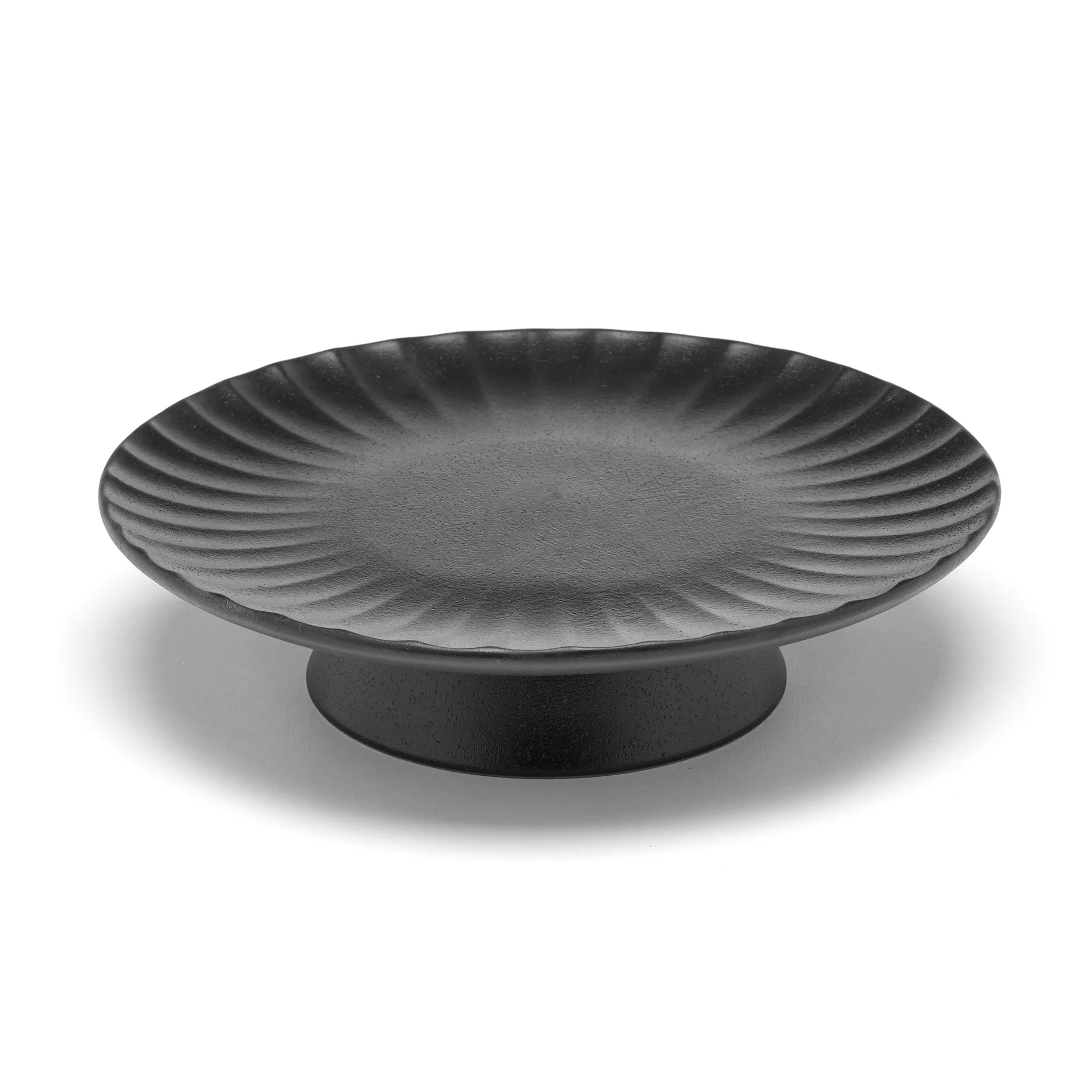 Plat à gâteau Inku L Ø24 cm, Noir Serax