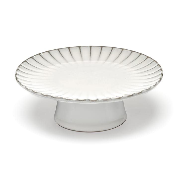 Plat à gâteau Inku M Ø21 cm - Blanc - Serax