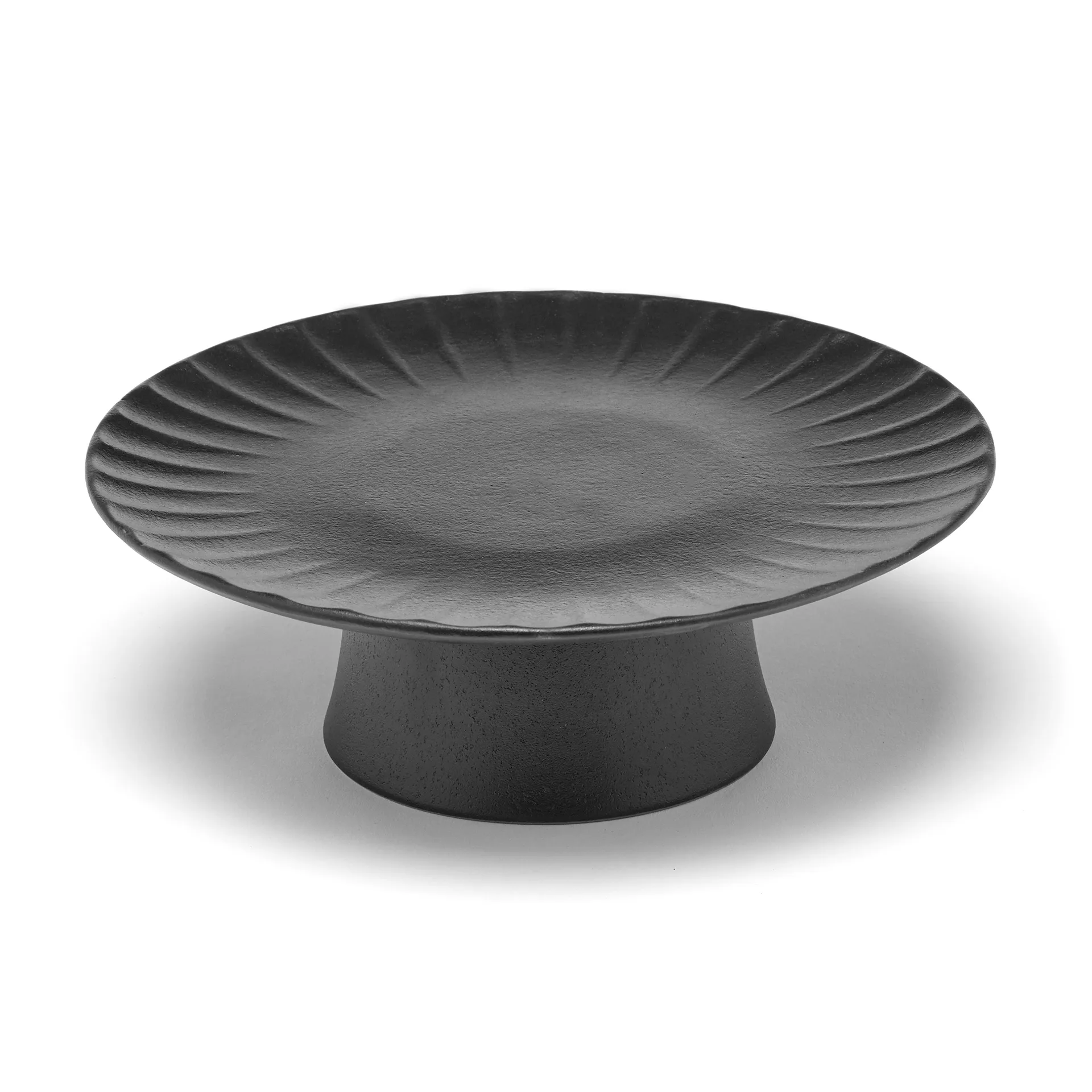 Plat à gâteau Inku M Ø21 cm, Noir Serax