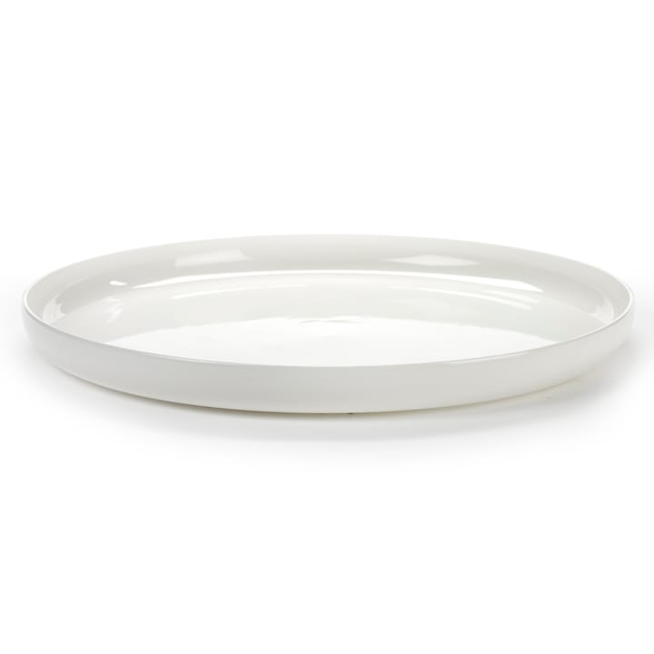 Plat à service Base avec hauts rebords blanc - 32 cm - Serax