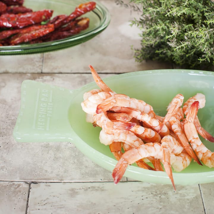 Plat à service Fish & Fish 14x26 cm - Jadeite green - Serax