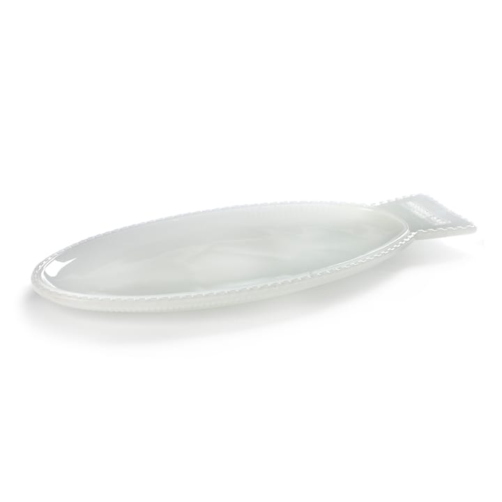 Plat à service Fish & Fish 16x35 cm, Milky white Serax