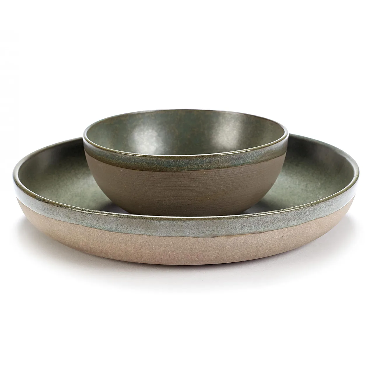 Plat à service Surface 32 cm, Camogreen Serax