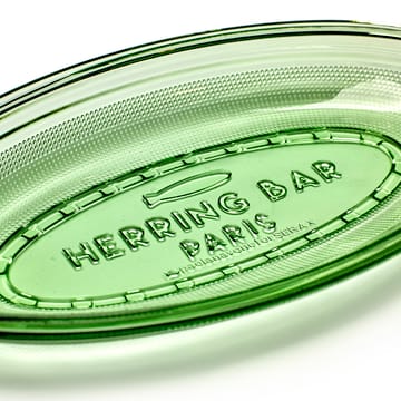 Plat Fish & Fish oval 14x26 cm - Green - Serax