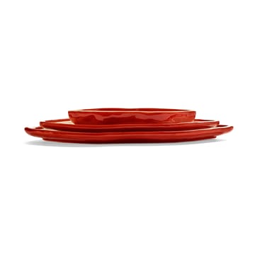 Plateau Les Objets Mouleversants M - Red-white - Serax