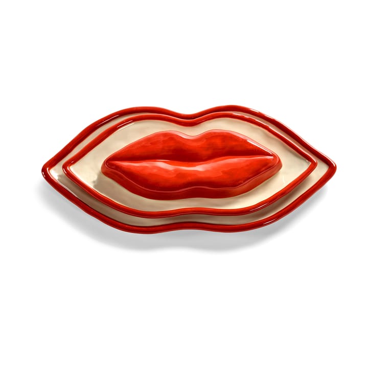 Plateau Les Objets Mouleversants S, Rouge Serax