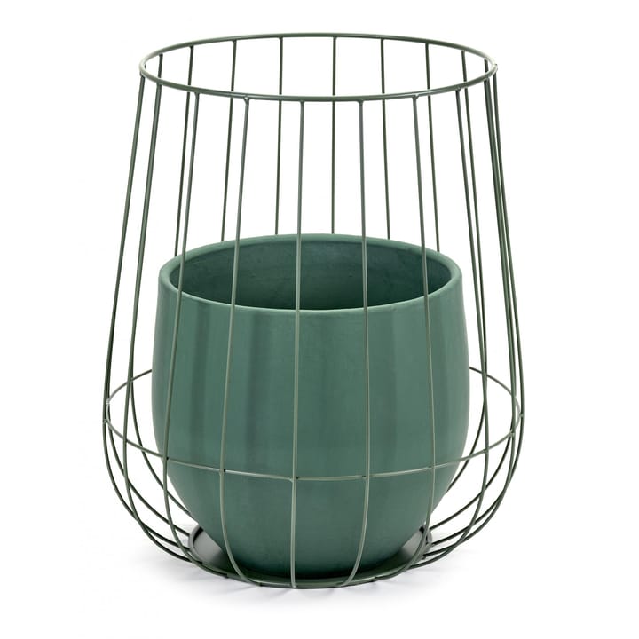 Pot de fleur dans un panier Serax 37x46 cm - Army green - Serax