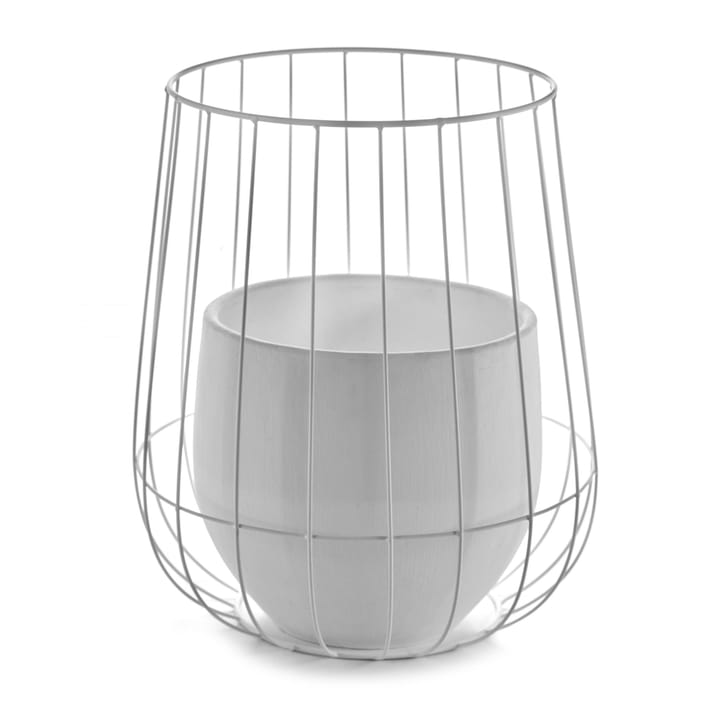 Pot de fleur dans un panier Serax 37x46 cm - White - Serax