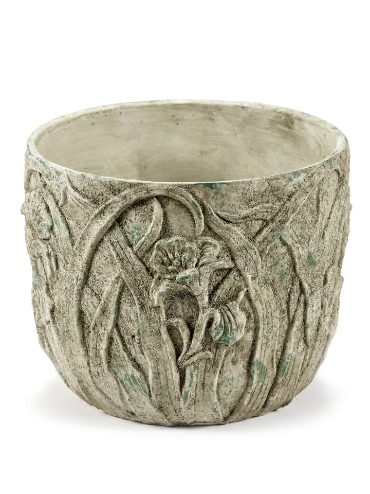 Pot motif fleurs Rustic M 25,5 cm - Grey - Serax