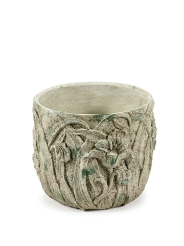 Pot motif fleurs Rustic S 21,5 cm - Grey - Serax