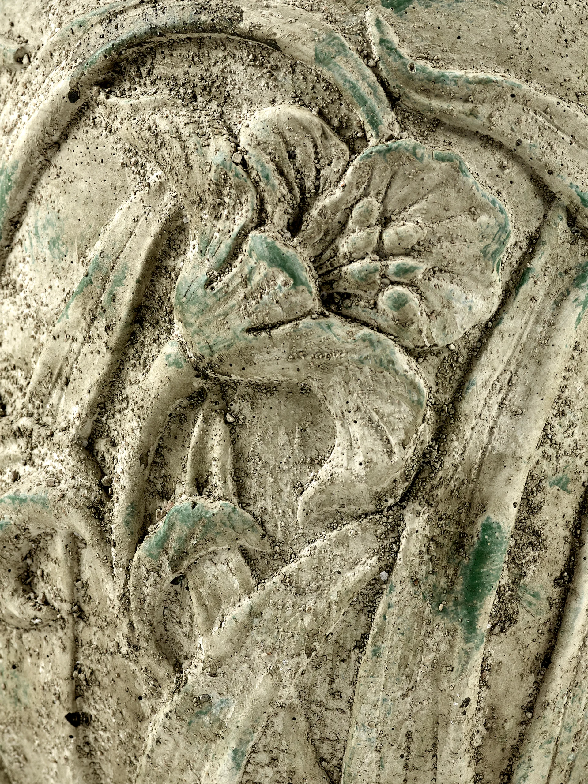 Pot motif fleurs Rustic S 21,5 cm, Grey Serax