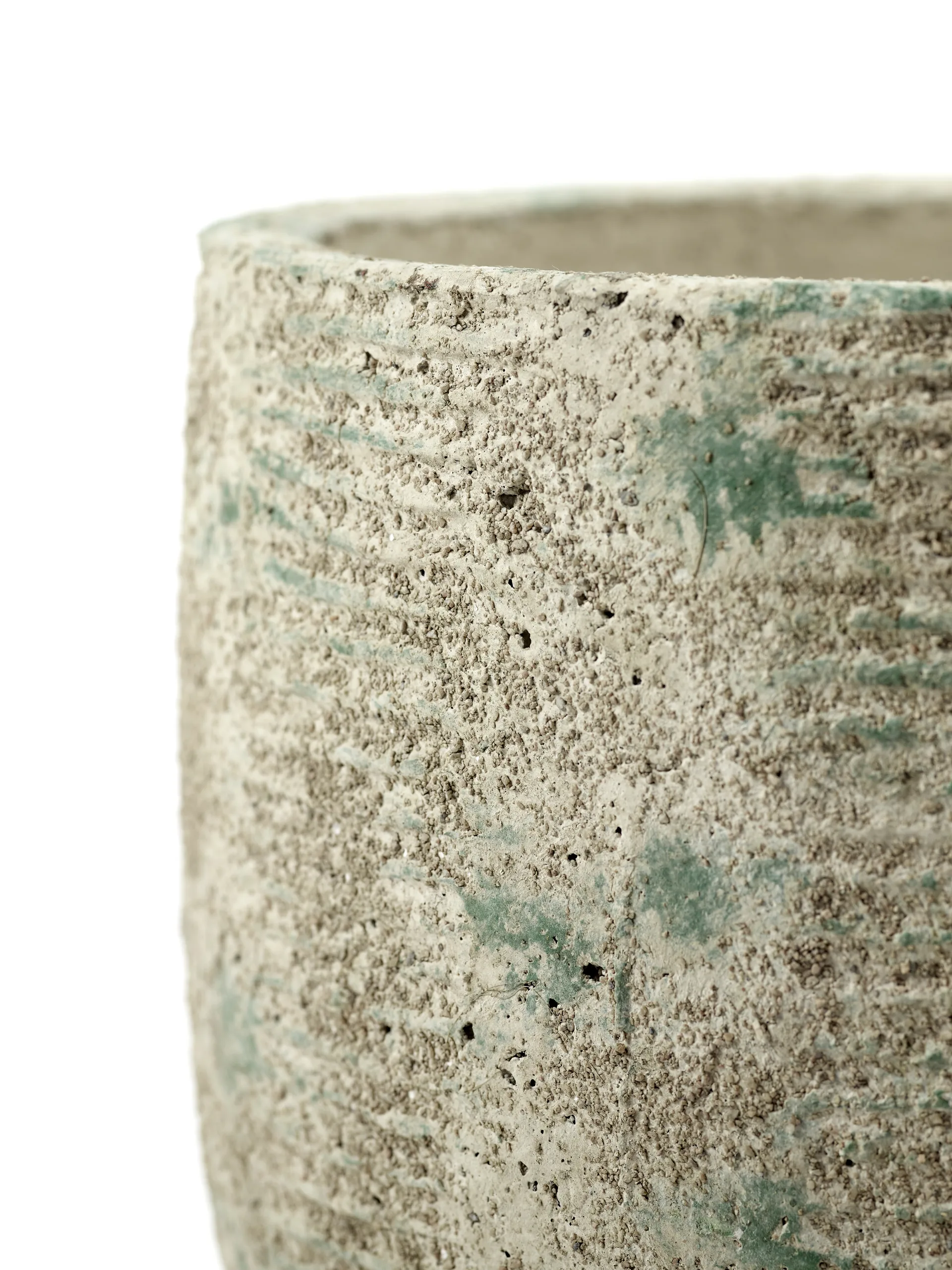 Pot rayures Rustic M 20,5 cm, Grey Serax