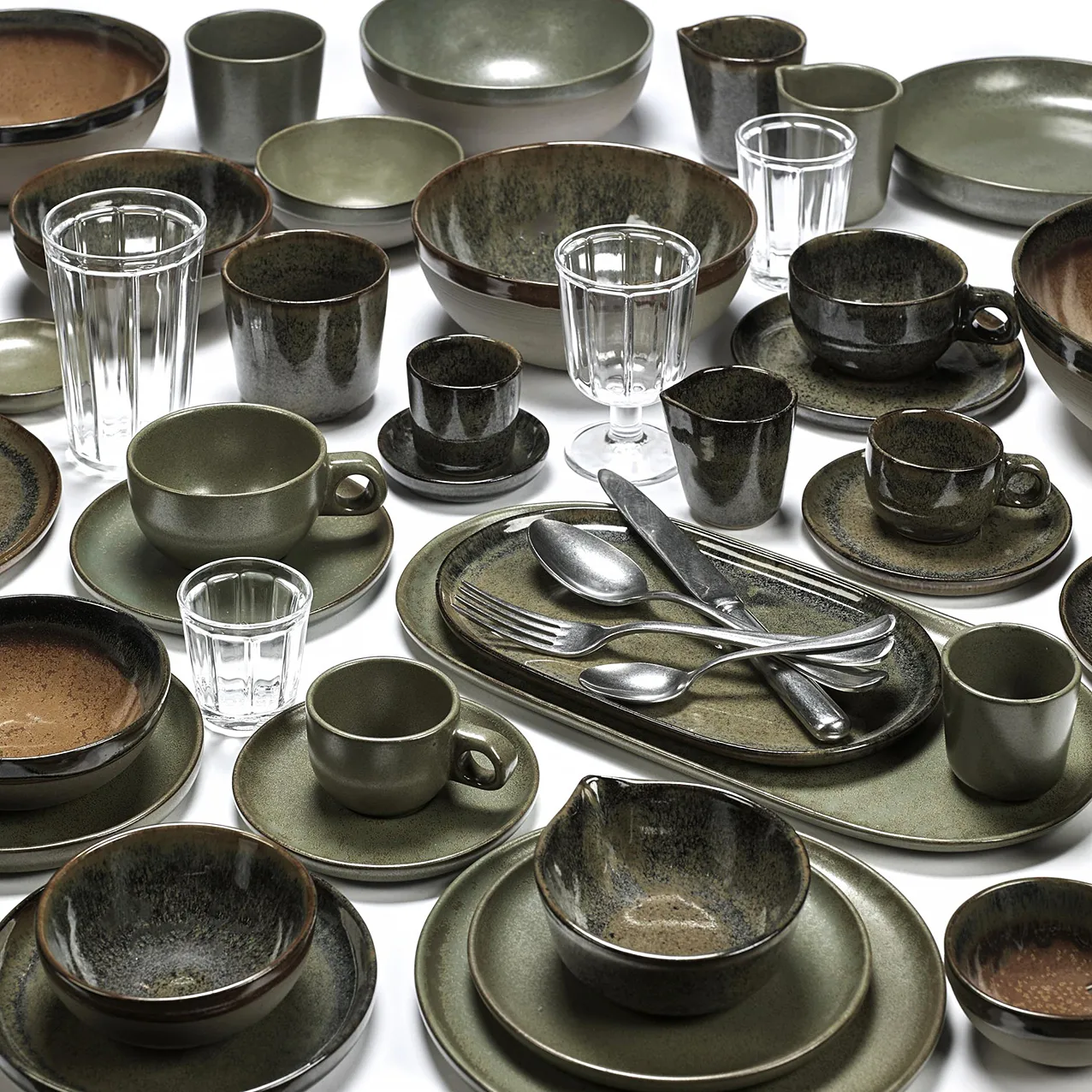 Saladier Surface 23,5 cm, Indi grey Serax