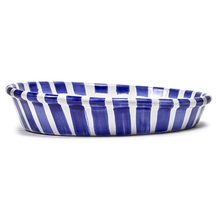 Saladier Table Nomade L, Blanc-bleu Serax
