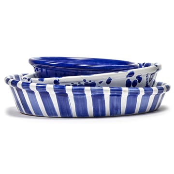 Saladier Table Nomade M - Blanc-bleu - Serax