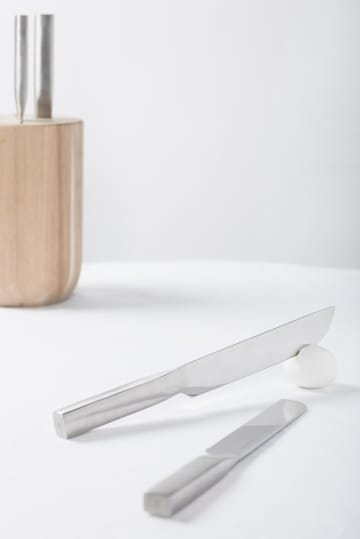 Set de couteaux Base avec bloc de couteaux 5 pièces - Wood-steel grey - Serax
