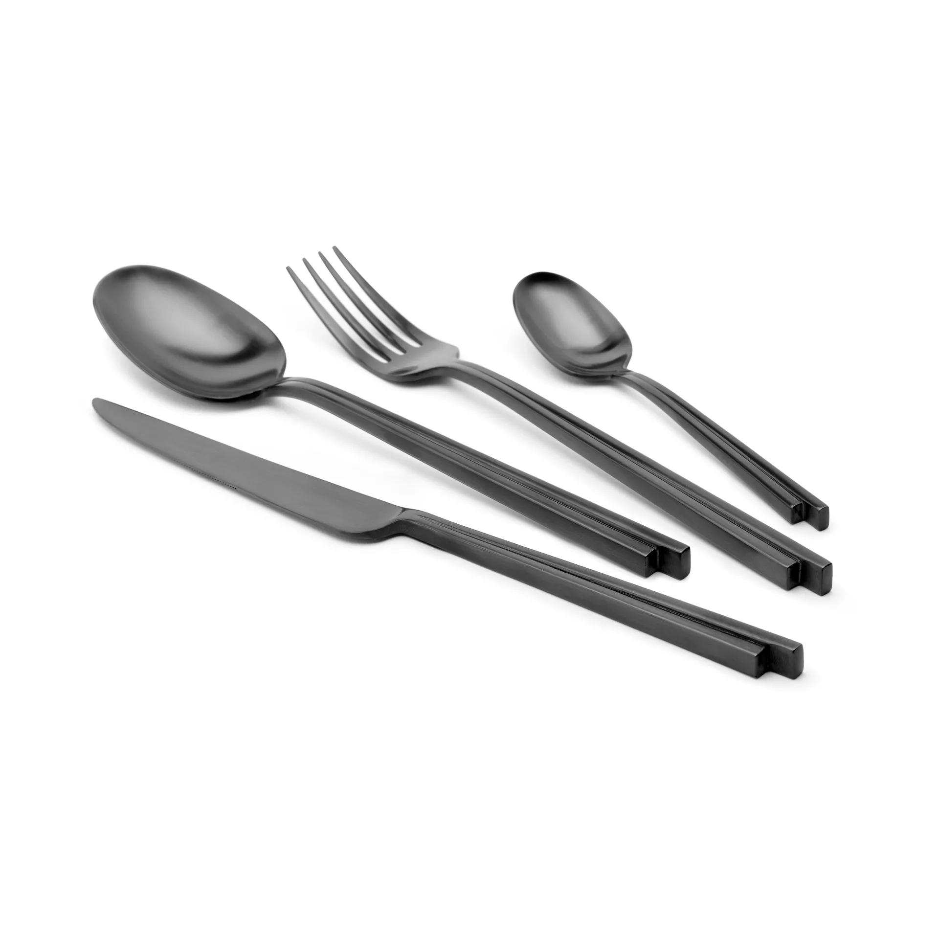 Set de couverts Dune 24 pièces coffret cadeau, Black Serax