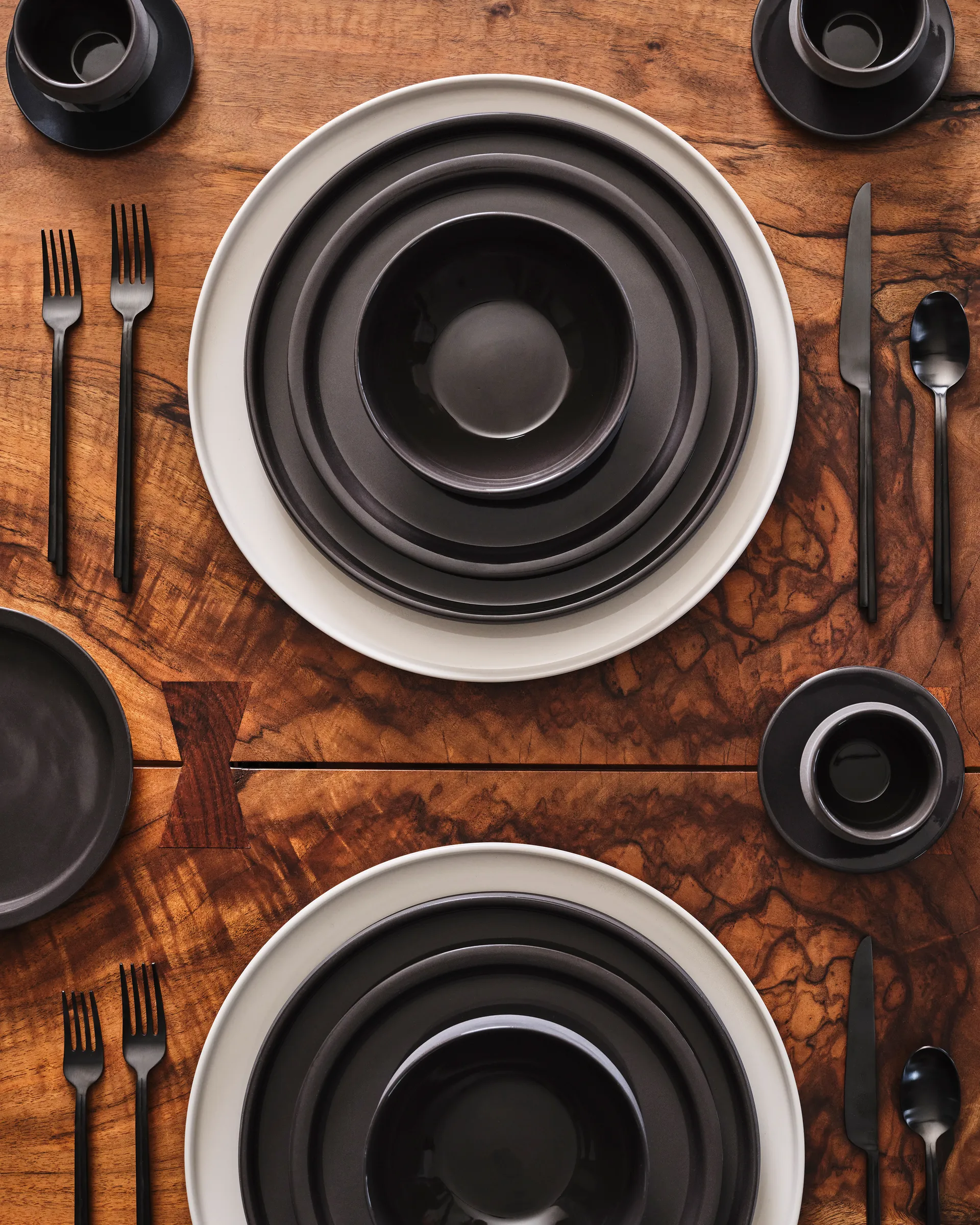 Set de couverts Dune 5 pièces coffret cadeau, Black Serax