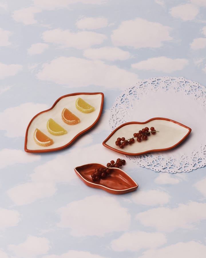 Set de plateaux Les Objets Mouleversants 3 pièces, Red-white Serax