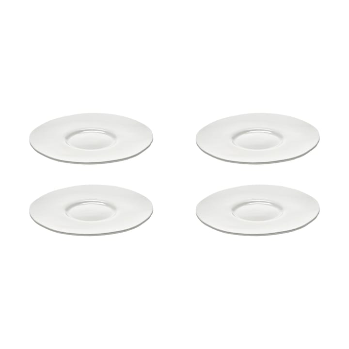 Soucoupe Silhouette pour tasse à espresso Ø10,3 cm lot de 4 - Blanc - Serax