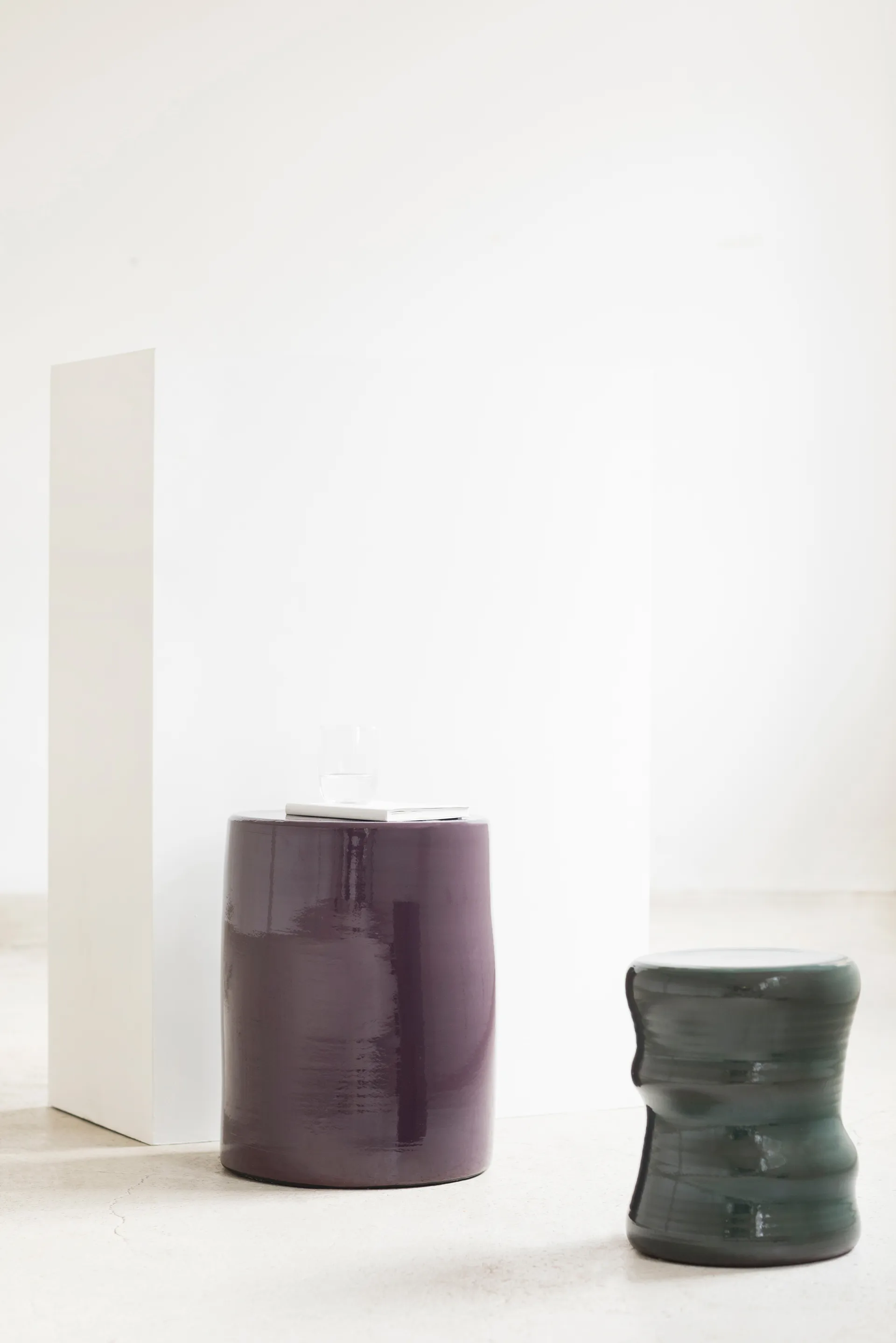 Table d’appoint Pawn Ø29x34 cm, Vert Serax