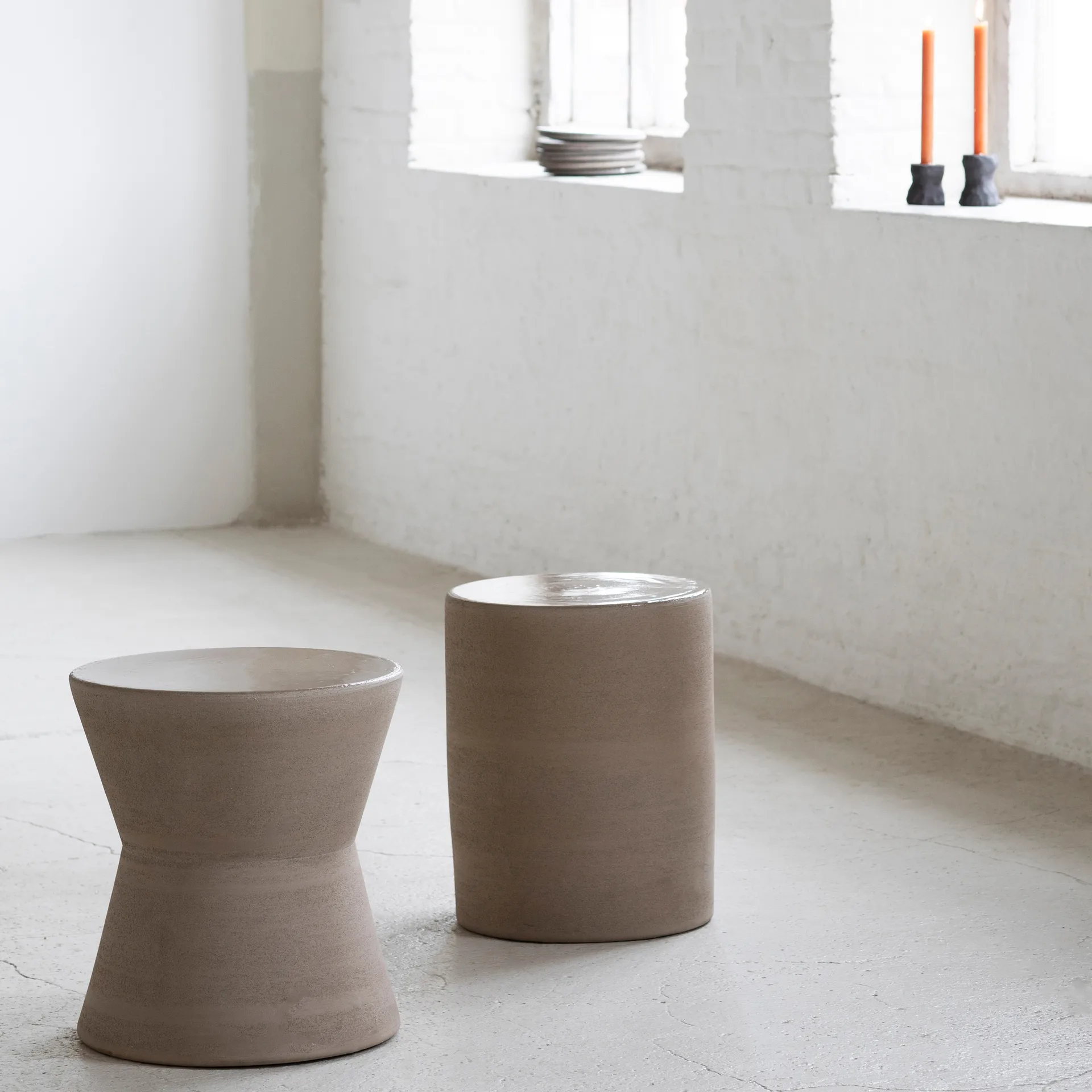 Table d'appoint Pawn 38 cm, Beige Serax