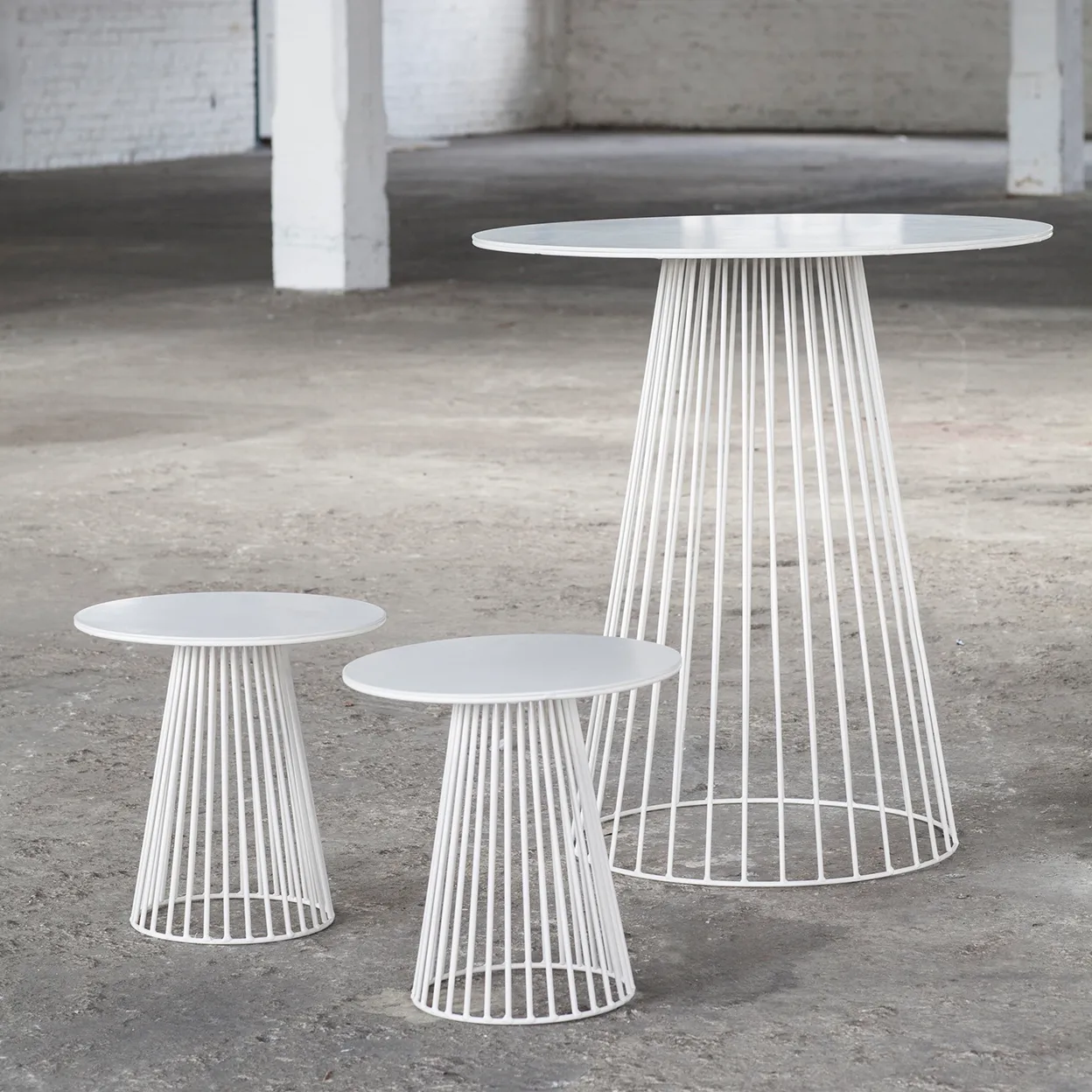 Table Garbo 50 cm, Blanc Serax
