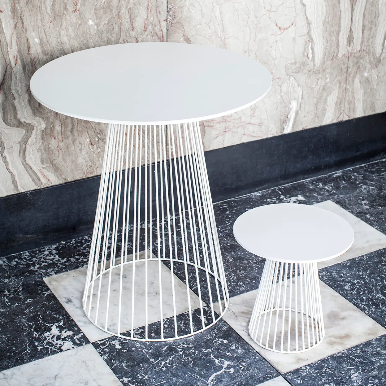 Table Garbo 50 cm, Blanc Serax