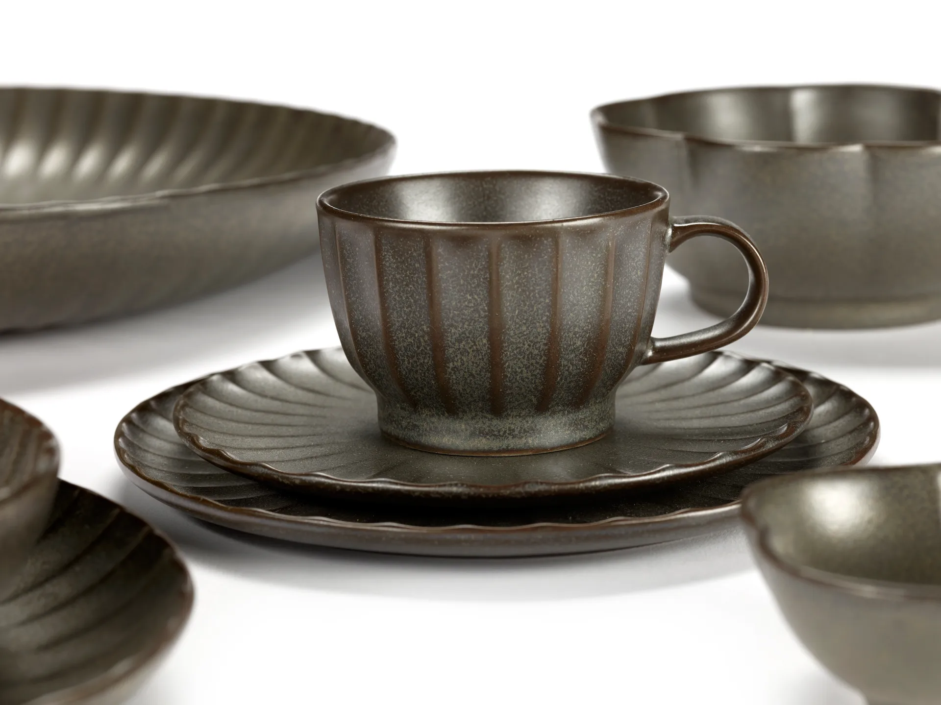 Tasse à café Inku 15 cl, Vert Serax