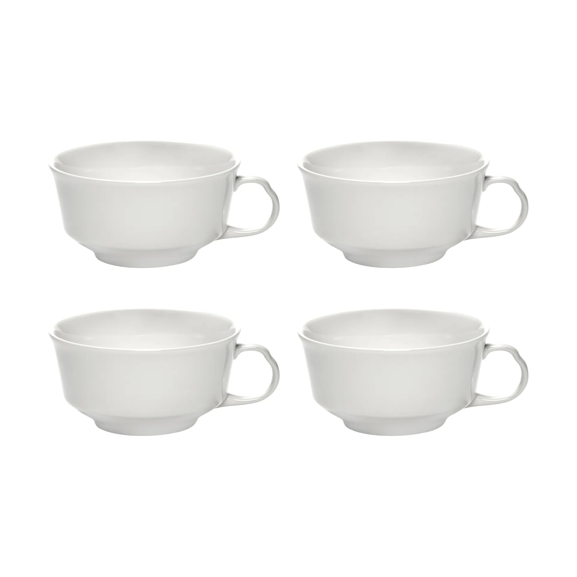 Tasse à café Silhouette 19 cl lot de 4, Blanc Serax