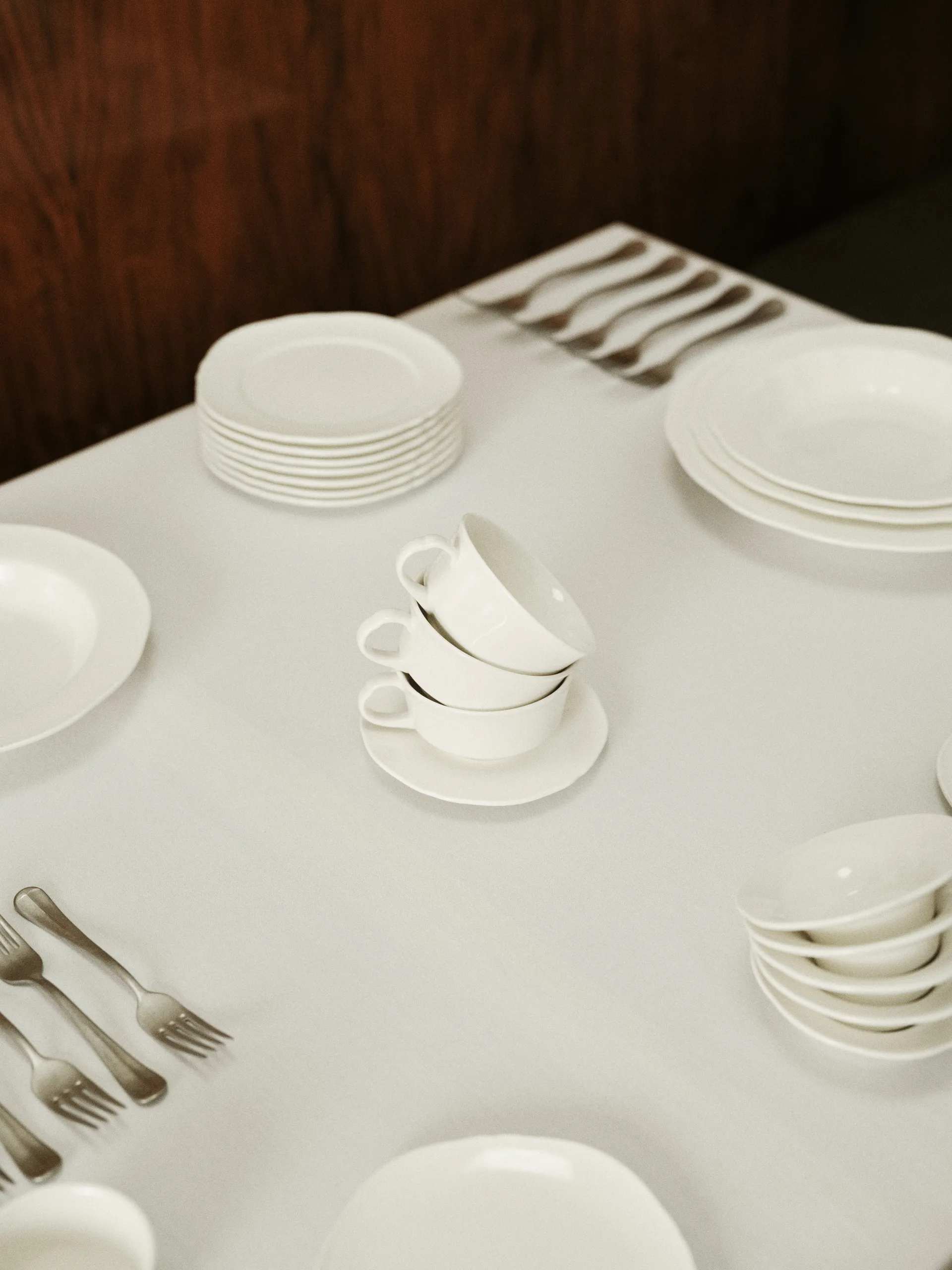 Tasse à café Silhouette 19 cl lot de 4, Blanc Serax