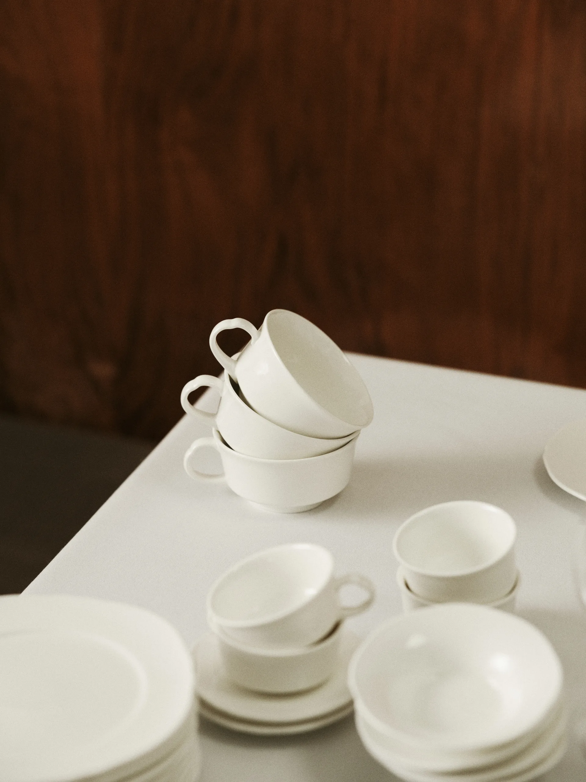 Tasse à café Silhouette 19 cl lot de 4, Blanc Serax