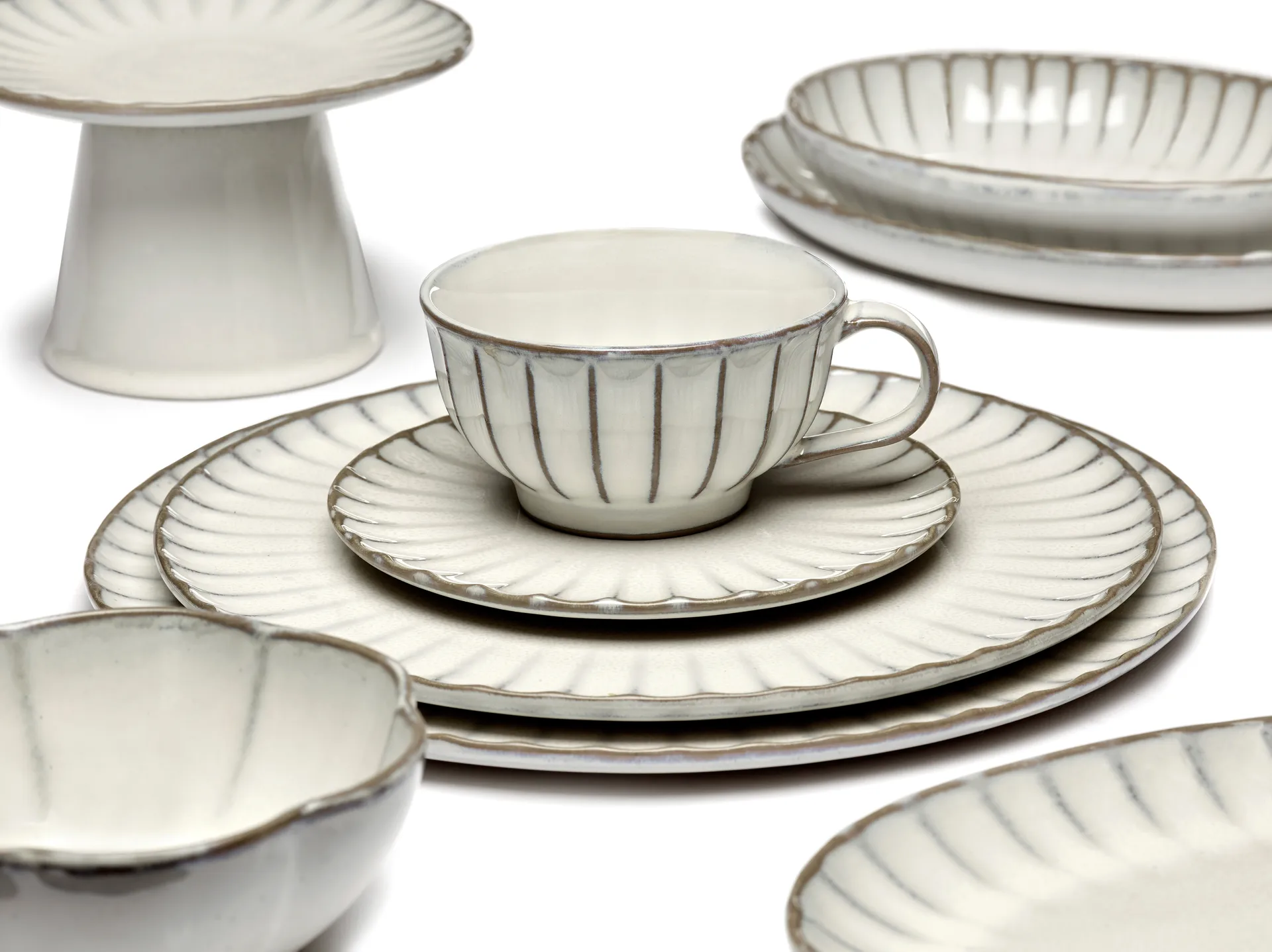 Tasse à capuccino Inku 20 cl, Blanc Serax